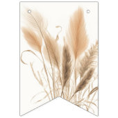 Pampas Gras Baby Dusche Wimpelkette (Erste Fahne)