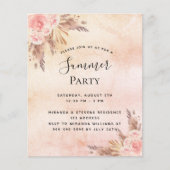 Pampas Gras Blumenzwiebeln Sommerbudget Party Einl (Vorderseite)