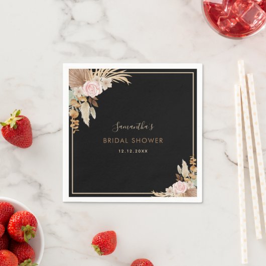 Pampas-Gras-Brautparty, getrocknet, aus Palmblätte Serviette (Beispiel)