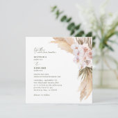 Pampas Gras Dessert natürlich getrocknet botanisch (Stehend Vorderseite)