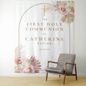 Pampas Gras Erste Kommune Foto Hintergrund Wandteppich (Beispiel)