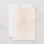 Pampas Gras getrocknete Foliage Hochzeit RSVP Karte (Rückseite)