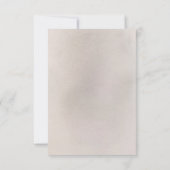 Pampas Gras getrocknete Foliage Hochzeit RSVP Karte (Rückseite)