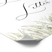 Pampas-Gras-Liebe am Strand Poster (Ecke)