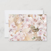 Pampas gras palm orchid moderne rustikale Antwort (Rückseite)