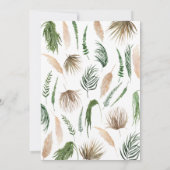 Pampas Gras Palmen Blätter natürlichen modernen ru (Rückseite)