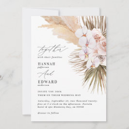 Pampas gras palmenblättrig orchid moderne rustikal