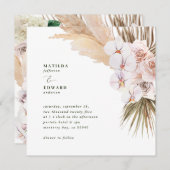 Pampas gras palmenblättrig orchid moderne rustikal (Vorne/Hinten)