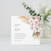 Pampas gras palmenblättrig orchid moderne rustikal (Stehend Vorderseite)