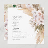 Pampas gras palmenblättrig orchid moderne rustikal (Vorne/Hinten)