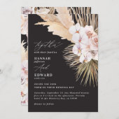 Pampas gras palmenblättrig orchid moderne rustikal (Vorne/Hinten)