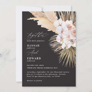 Pampas gras palmenblättrig orchid moderne rustikal