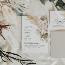 Pampas gras palmenblättrig orchid moderne rustikal