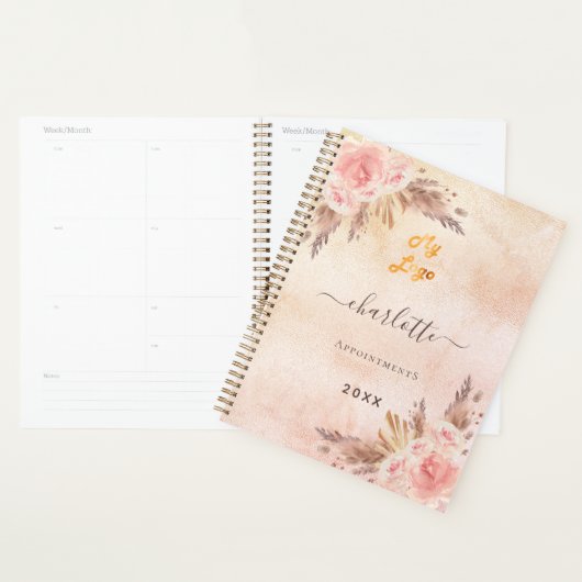 Pampas-Gras-Rose-Gold-Firmenlogo QR Planer (Anzeige)