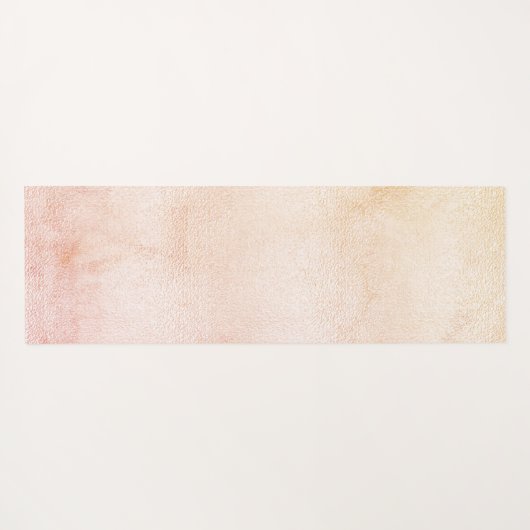 Pampas Gras Rose Goldblütenflorchen Yogamatte (Rückseite (Horizontal))