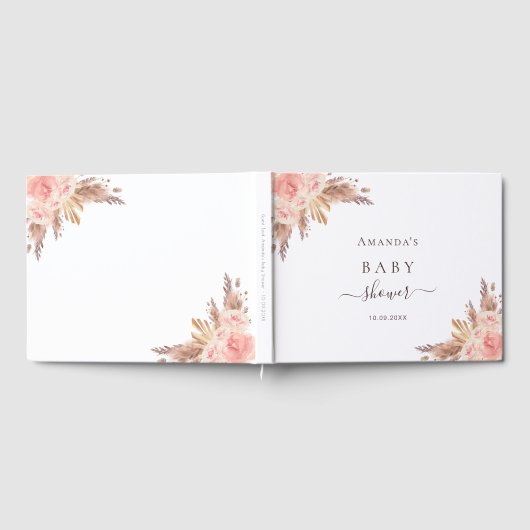 Pampas-Gras-Rose, Rosa Gästebuch (Voll)