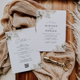 Pampas Gras Salbei Einladung