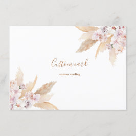 Pampas-Gras-Sonderkarte Einladung