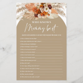 Pampas Gras Terracotta boho, der Mami am besten ke