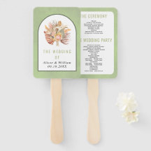 Pampas-Gras-Trauung-Programm für getrocknete Palme