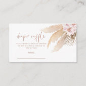 Pampas Gras-Windeln Verlosungskarte Begleitkarte (Vorderseite)