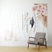 Pampas Grass Abschluss Foto Hintergrund Wandteppich (Beispiel (Horizontal))