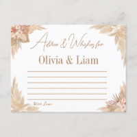 Pampas Grass Advice & Wwünscht Brautparty Card