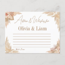 Pampas Grass Advice & Wwünscht Brautparty Card