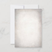 Pampas Grass and Greenerity Wedding RSVP Karte (Rückseite)