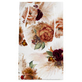 Pampas Grass and Rust Terracotta Blume Elegant Kleine Geschenktüte (Vorderseite)