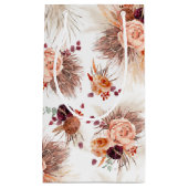 Pampas Grass and Terracotta Blume Exotisches Party Kleine Geschenktüte (Vorderseite)