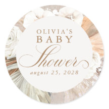 Pampas Grass and White Blume Boho Elegant