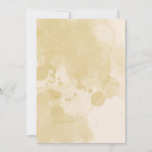 Pampas Grass Arch Boho Babydusche Einladung (Rückseite)