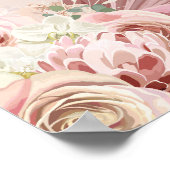 Pampas Grass Arch Taufe Begrüßungszeichen Poster (Ecke)