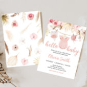 Pampas Grass Baby Clothes Kinderdusche Einladung