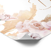 Pampas Grass Baby Dusche Begrüßungszeichen Poster (Ecke)