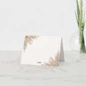 Pampas Grass Baby Dusche Danke Karte | neutral (Rückseite)