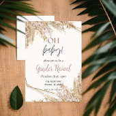 Pampas Grass Baby Dusche Einladung | Neutral Boho