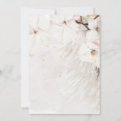 Pampas Grass Baby Dusche Einladung Oh Boy Böhmie (Rückseite)