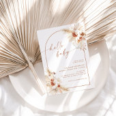 Pampas Grass Baby Shower Einladung | Boho Baby Sho