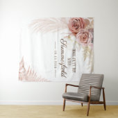 Pampas Grass Background Brautparty Wandteppich (Beispiel (Horizontal))