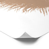 Pampas Grass Begrüßungszeichen Poster (Ecke)