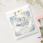 Pampas Grass Blue Floral Rocking Horse Baby Dusche Geschenktütchen (Versiegelt)
