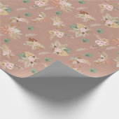 Pampas Grass & Blume Geschenkpapier (Ecke)