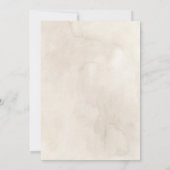 Pampas Grass Bohemisch Arch Desert Babydusche Einladung (Rückseite)