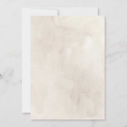 Pampas Grass Bohemisch Arch Desert Babydusche Einladung (Rückseite)