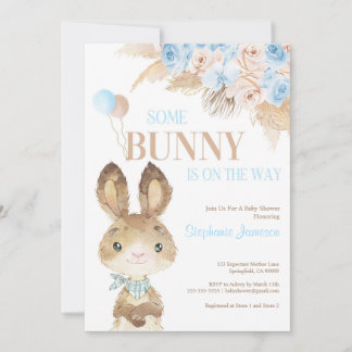 Pampas Grass Bohemisch Tropical Desert Baby Dusche Einladung