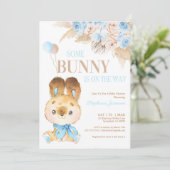 Pampas Grass Bohemisch Tropical Desert Baby Dusche Einladung (Stehend Vorderseite)