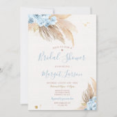 Pampas Grass Bohemisch Wüste Brautparty Einladung (Vorderseite)