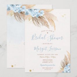 Pampas Grass Bohemisch Wüste Brautparty Einladung